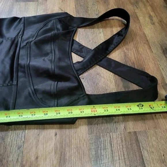 Calvin Klein Crossback Bodycon Perfect Little Black Dress Size 4 - Picture 3 of 8